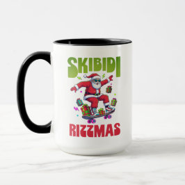 Skibidi Rizzmas Santa on his Skate Tasse