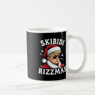Skibidi Rizzmas Trump Weihnachts Rizz Santa Trump Kaffeetasse