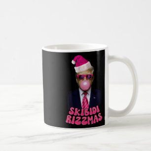 Skibidi Rizzmas Weihnachten Pink Trump Blase Gum C Kaffeetasse