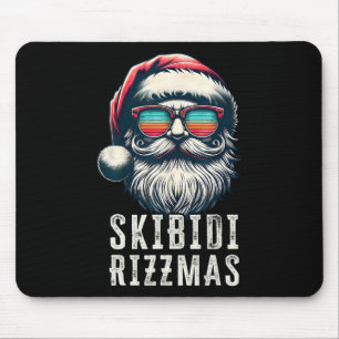 Skibidi Rizzmas Weihnachten Rizz Santa Claus Chari Mousepad