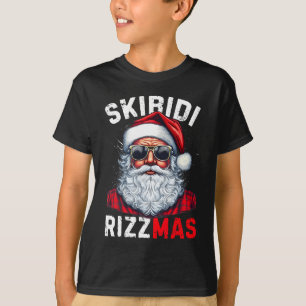 Skibidi Rizzmas Weihnachten Rizz Weihnachtsmann Ch T-Shirt