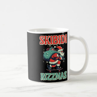 Skibidi Rizzmas Weihnachtsmann Lustiges Weihnachte Kaffeetasse