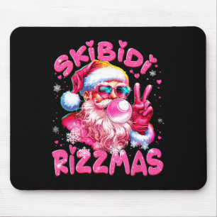 Skibidi Rizzmas WeihnachtsWeihnachtsmann Merry Mas Mousepad
