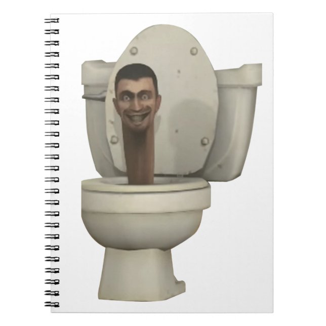 Skibidi Toilet Notebook Notizblock (Vorderseite)