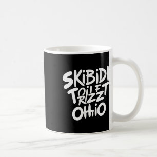 Skibidi Toilet Rizz Ohio Funny Meme Retro Vintag Kaffeetasse