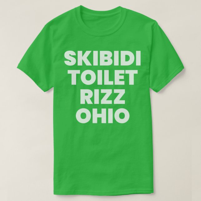 Skibidi Toilet Rizz Ohio T-Shirt (Design vorne)