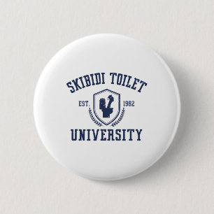 Skibidi Toilet Universität Funny Skibidi Meme Button