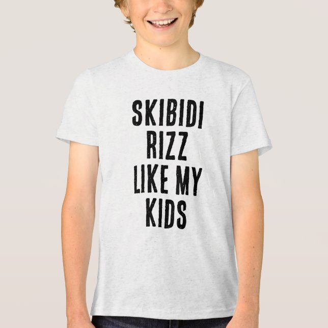 SKIBIDI Tri-Blend SHIRT (Vorderseite)