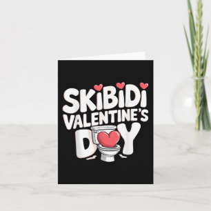 Skibidi Valentinstag Funny Rizzler Gen Alpha Mem Karte