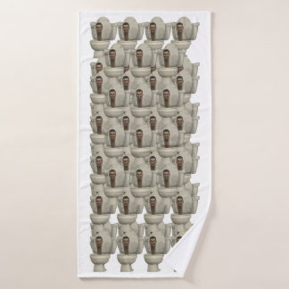 Skibidi WC Handtuch Badehandtuch