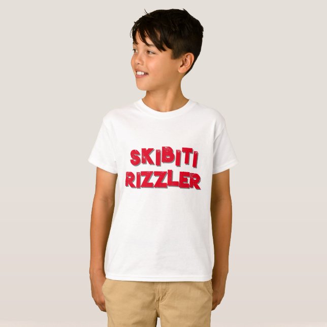 Skibiti Rizzer T - Shirt zertifiziert (Vorne ganz)