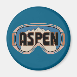Skibrille Aspen Snowmass Colorado Skigebiet Gesche Magnet