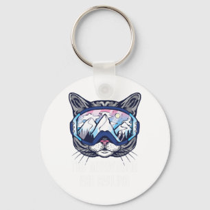 Skibrille Lustig Die Meowtains Rufen Schlüsselanhänger