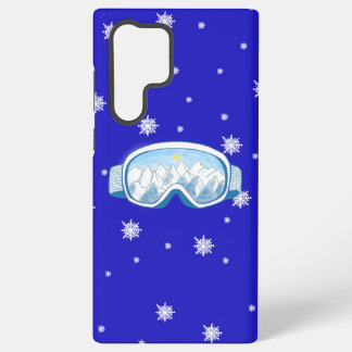 Skibrille Schneeflocken-Tanz   Samsung Galaxy Hülle