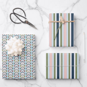 Skibrillen- & Snowboardbrillen-Geschenkverpackung Geschenkpapier Set