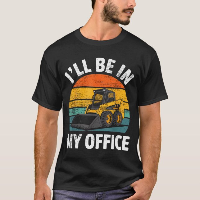 Skid Steer Operator Construction Heavy Equipment J T-Shirt (Vorderseite)