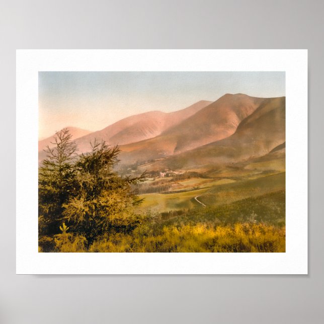 Skiddaw, Keswick, Lake District, England Poster (Vorne)