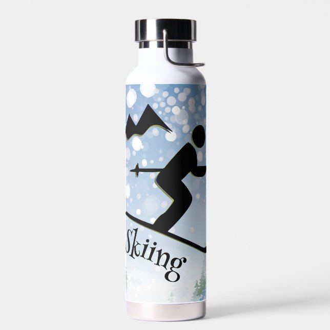 Skidesign für das Gehäuse mit Vakuum Trinkflasche (Links)