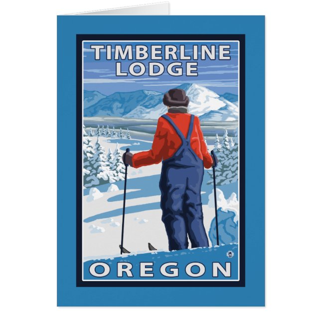 Skier Admiring - Timberline Lodge, Oregon (Vorne)