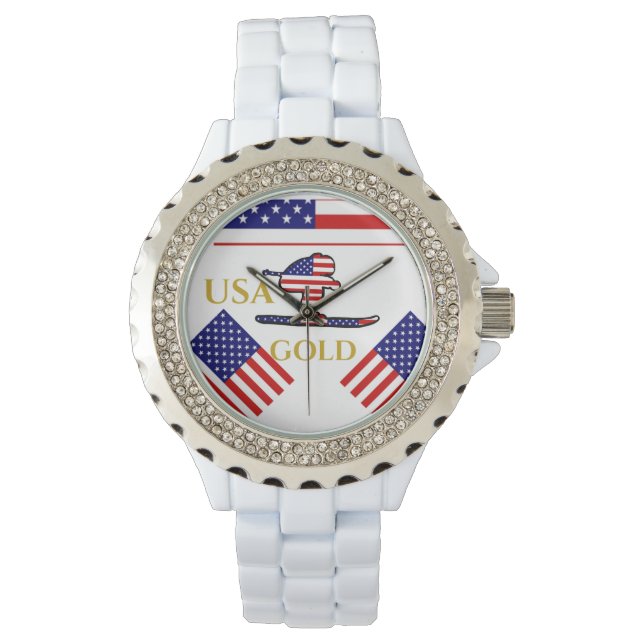 SKIER ARMBANDUHR (Vorderseite)