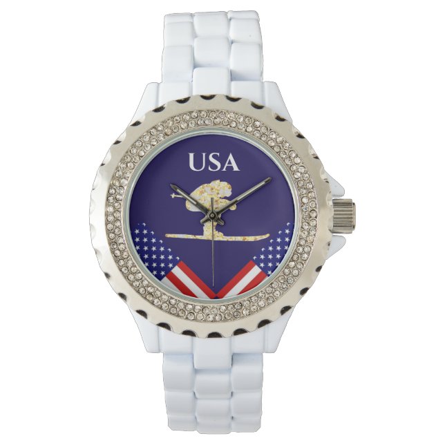 SKIER ARMBANDUHR (Vorderseite)