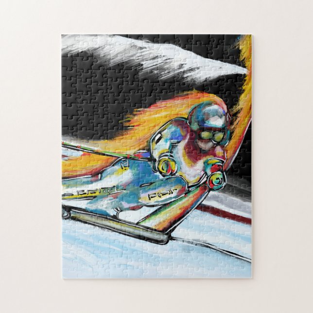 SKIER ART PUZZLE (Vertikal)