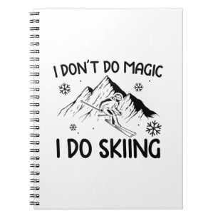 Skier Geschenke Apres Ski Skifahren Wintersport Notizblock