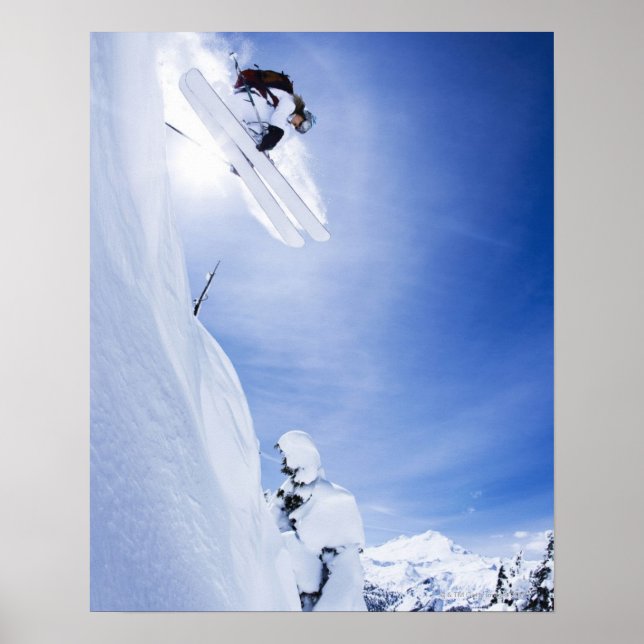 Skier Jumping Poster (Vorne)