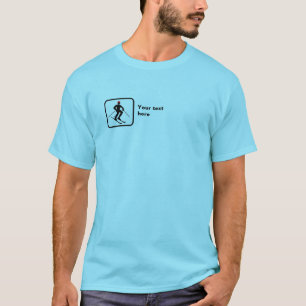 Skier — Kleines Logo — individuell einstellbar T-Shirt