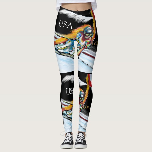 SKIER LEGGINGS (Vorderseite)