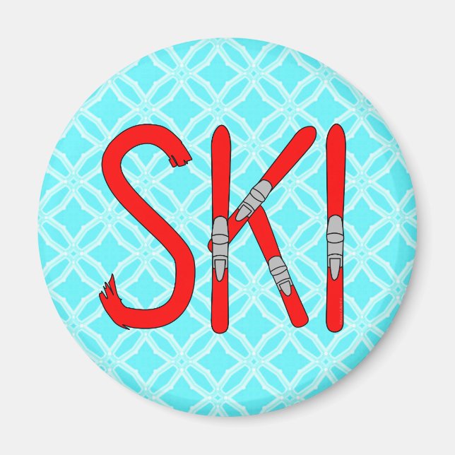 Skier Magnet (Vorne)