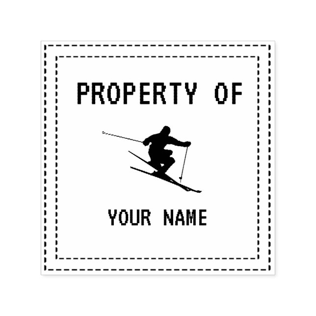 Skier Permastempel (Design)