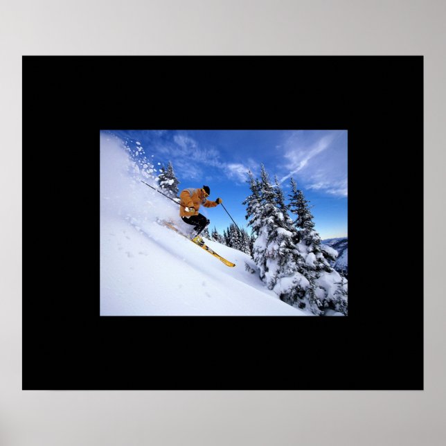 Skier Poster (Vorne)