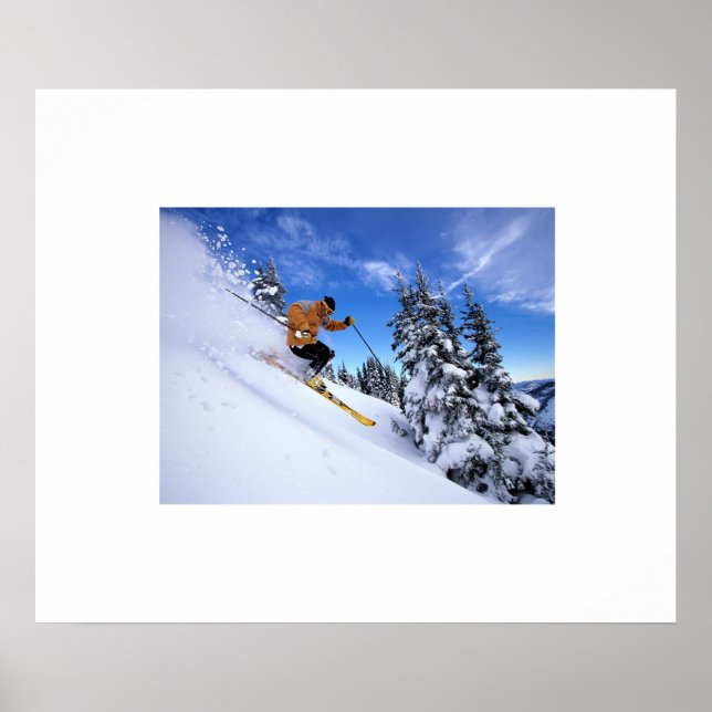 Skier Poster (Vorne)