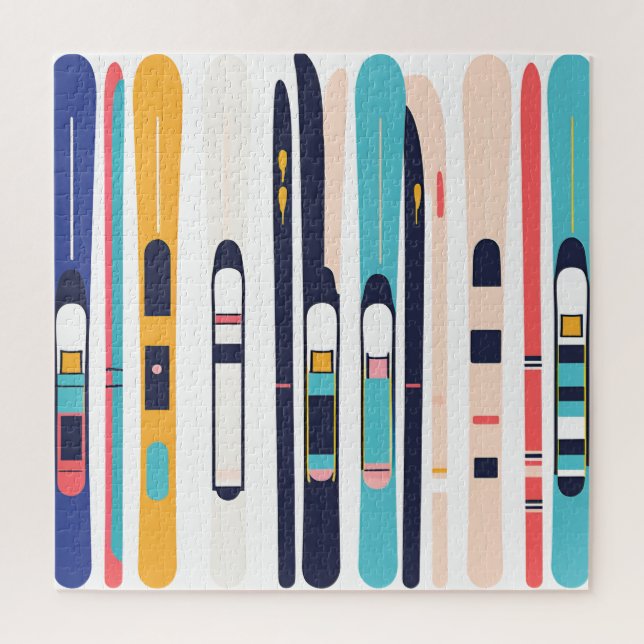 Skier Puzzle (Vertikal)