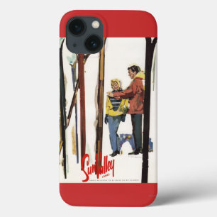 Skier sind von einem Poster Stehend Case-Mate iPhone Hülle