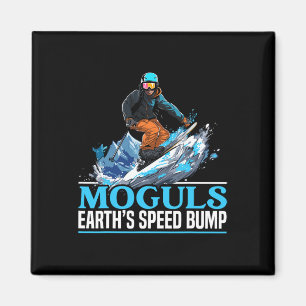 Skier Ski Saison Wintersport Schneemobil Ski Ski Magnet