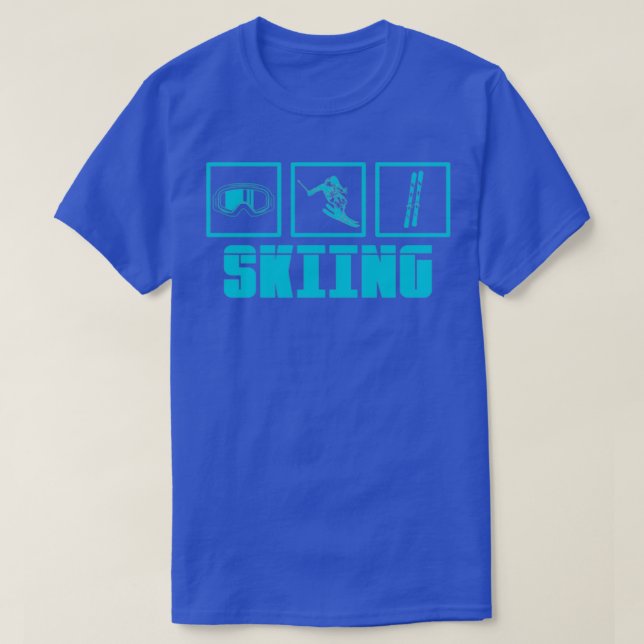 Skier Sprichwort Apres Ski Skifahren Snowboard Win T-Shirt (Design vorne)