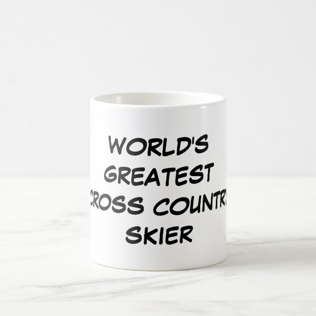 Skier-" Tasse "der Welt bestster das Querland (Mittel)