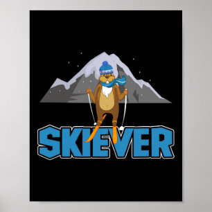 Skiever Langlauf Wintersport Biathlo Poster