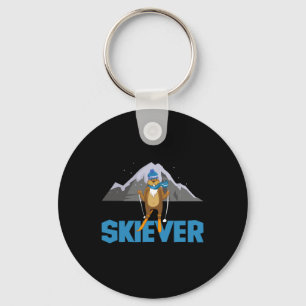 Skiever Langlauf Wintersport Biathlo Schlüsselanhänger