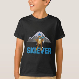 Skiever Langlauf Wintersport Biathlo T-Shirt