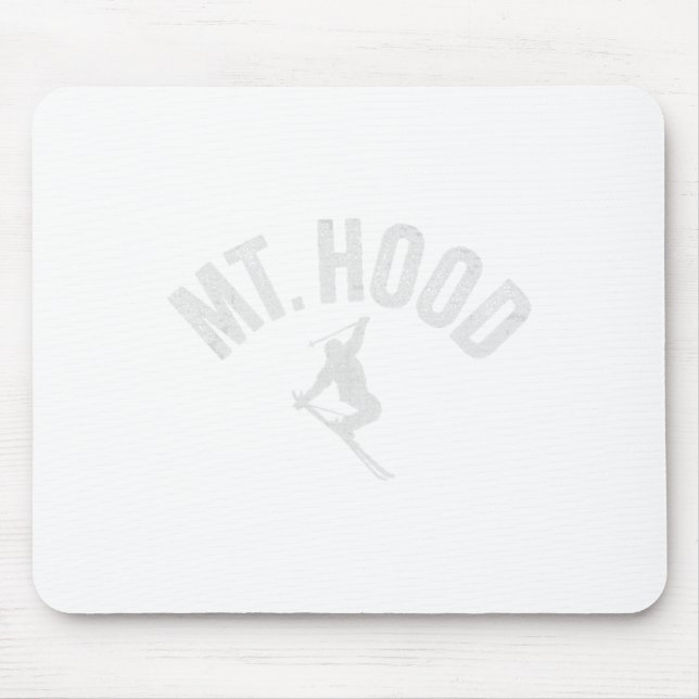 Skifahren am Mt Hood oder (Oregon) Cooler Mount Ho Mousepad (Vorne)