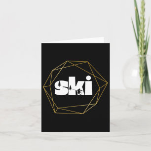 Skifahren auf Pisten Karte