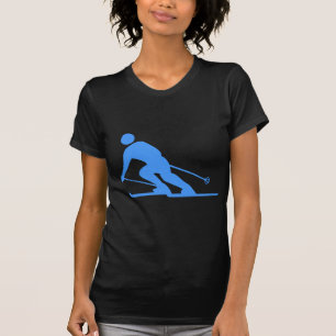 Skifahren - Baby Blue T-Shirt