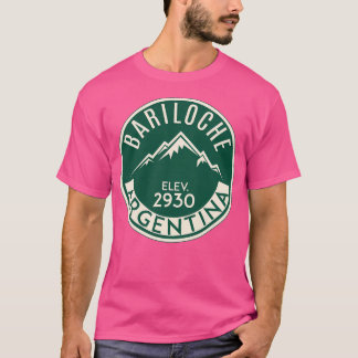 Skifahren Bariloche Argentinien Alp Skigebiet Bas T-Shirt