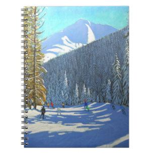 Skifahren Beauregard La Clusaz 2012 Notizblock