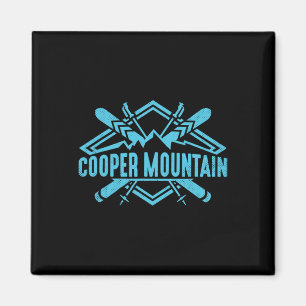 Skifahren Berge Skifahrer Abfahrt Skigebiet Cooper Magnet