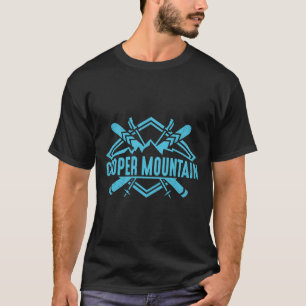 Skifahren Berge Skifahrer Abfahrt Skigebiet Cooper T-Shirt