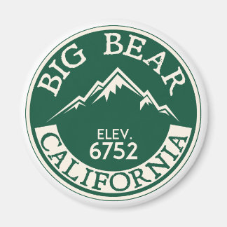 Skifahren Big Bear Lake California Magnet